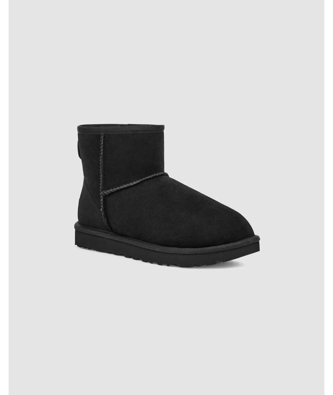 UGG AUSTRALIA Черные замшевые ботинки, фото 2