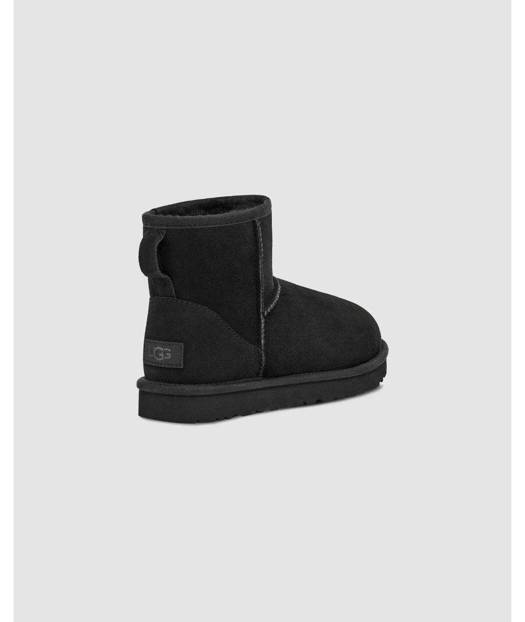 UGG AUSTRALIA Черные замшевые ботинки, фото 4