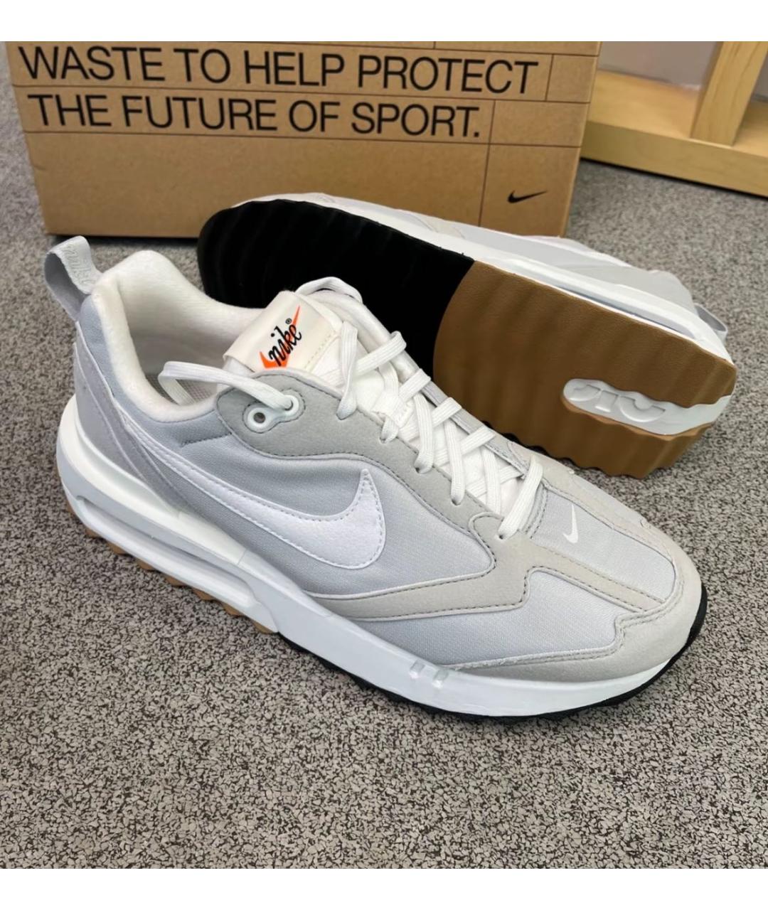 NIKE Серые низкие кроссовки / кеды, фото 6