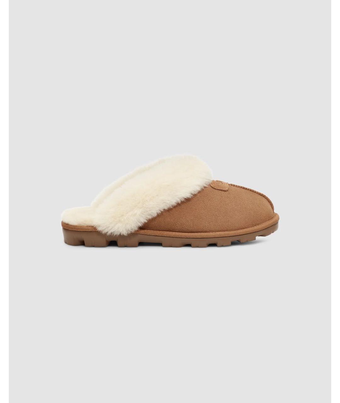 UGG AUSTRALIA Коричневые замшевые мюли, фото 9