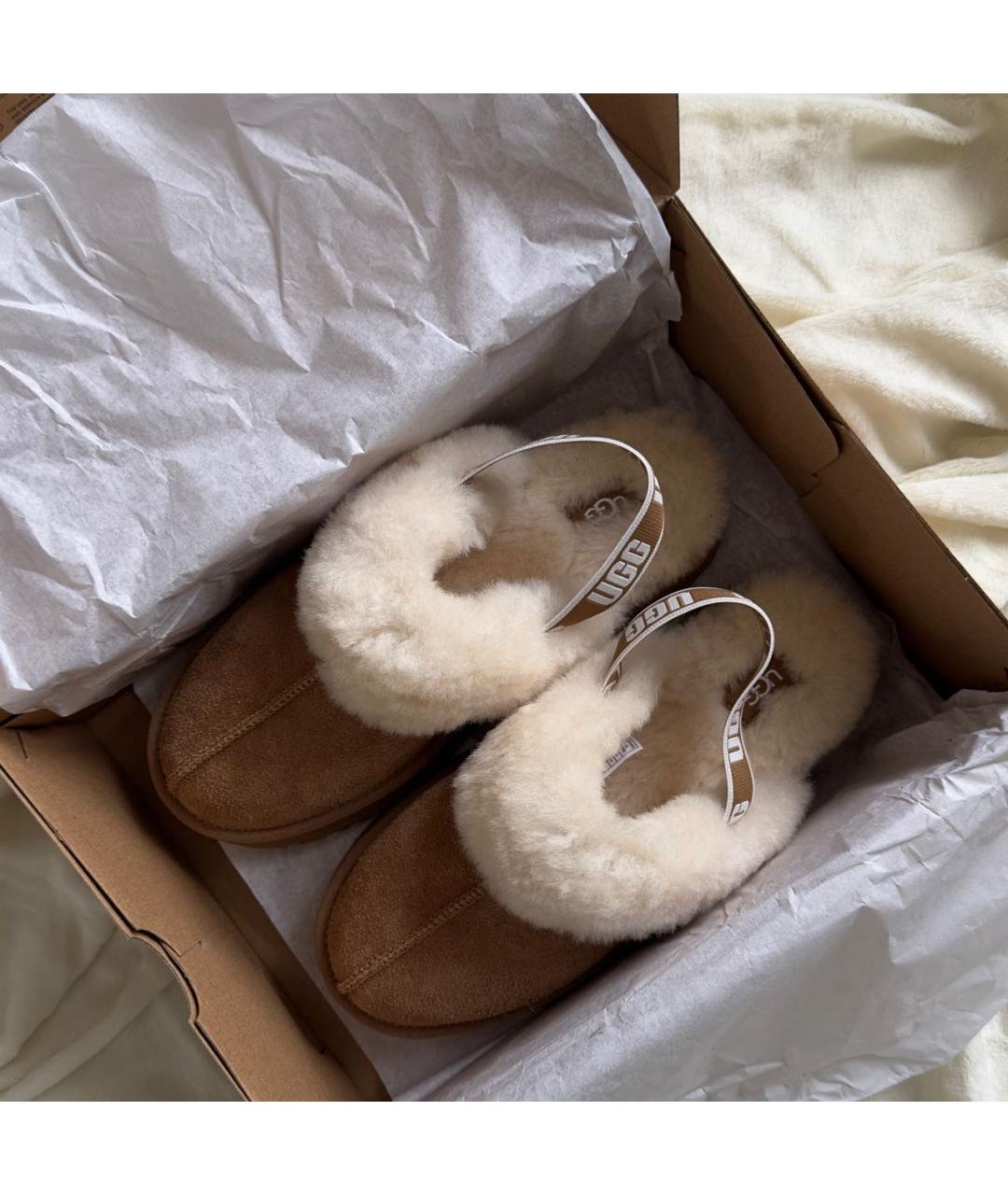 UGG AUSTRALIA Коричневые кожаные ботинки, фото 5