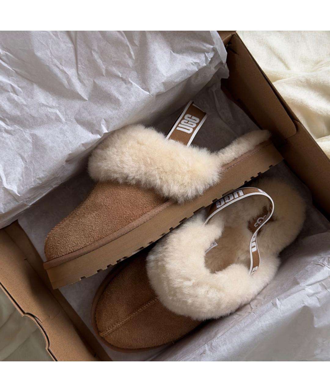 UGG AUSTRALIA Коричневые кожаные ботинки, фото 6