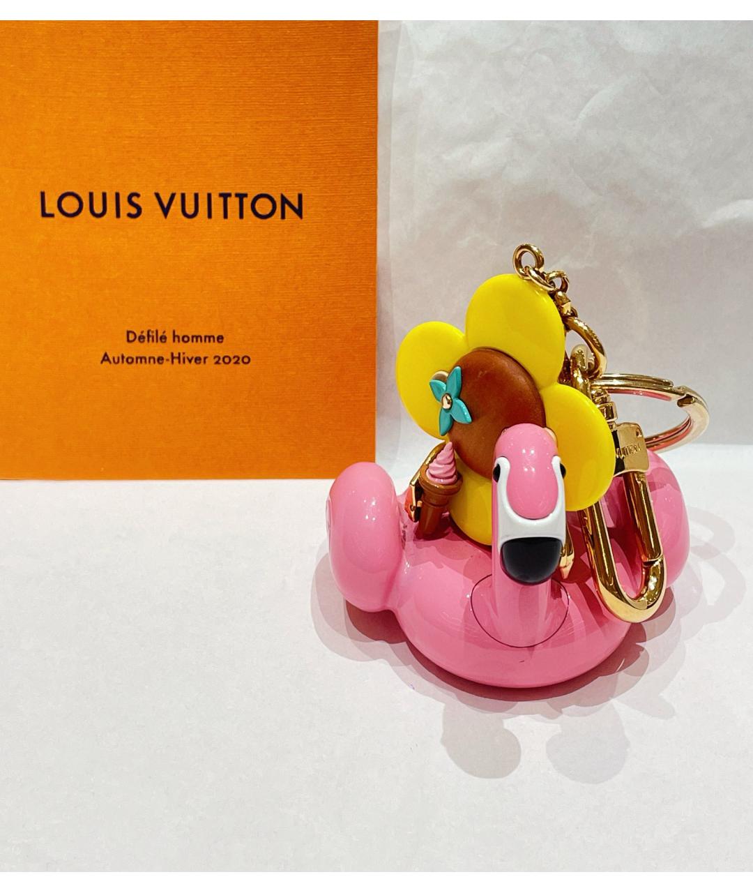 LOUIS VUITTON Розовая ключница, фото 3