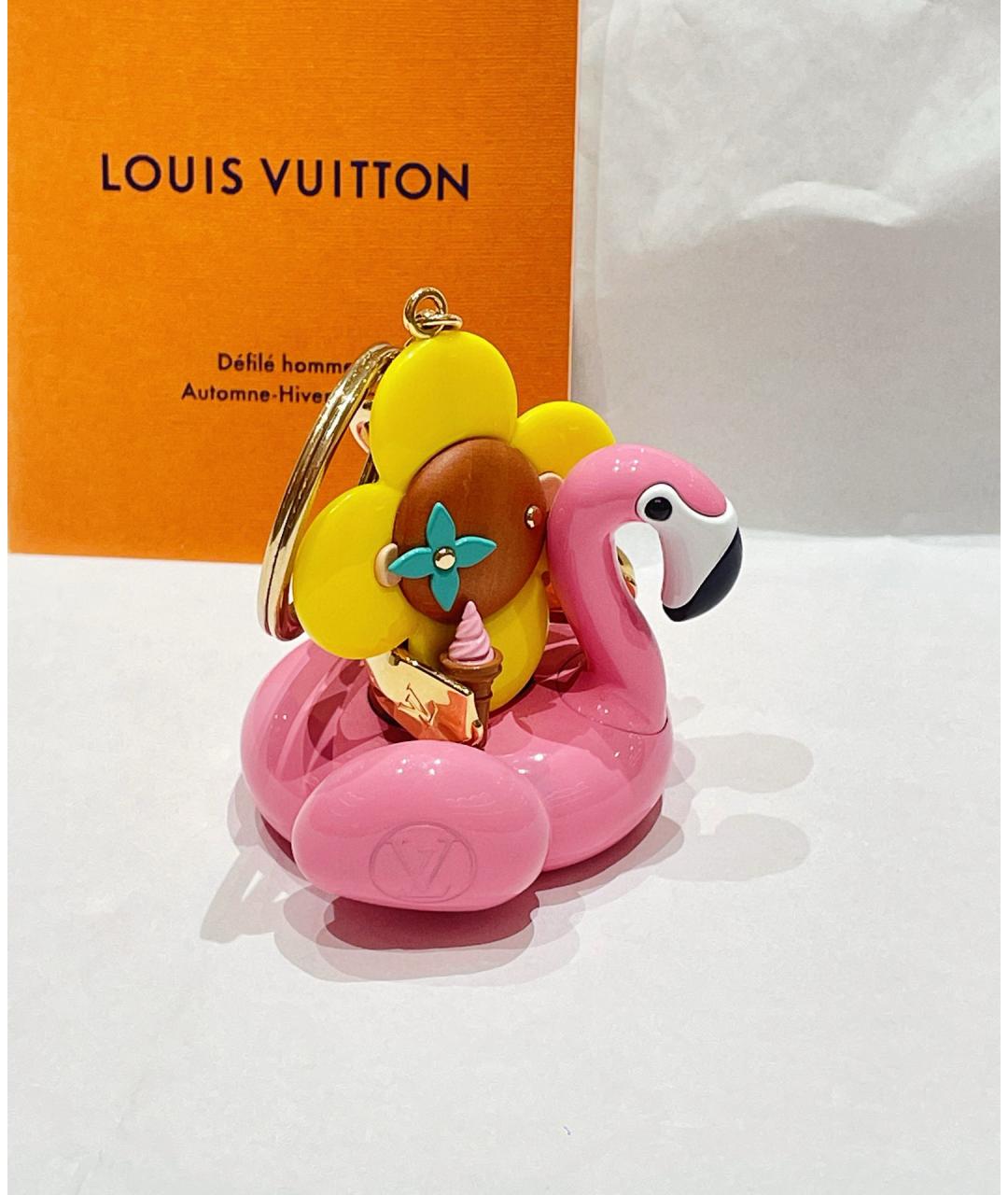 LOUIS VUITTON Розовая ключница, фото 2