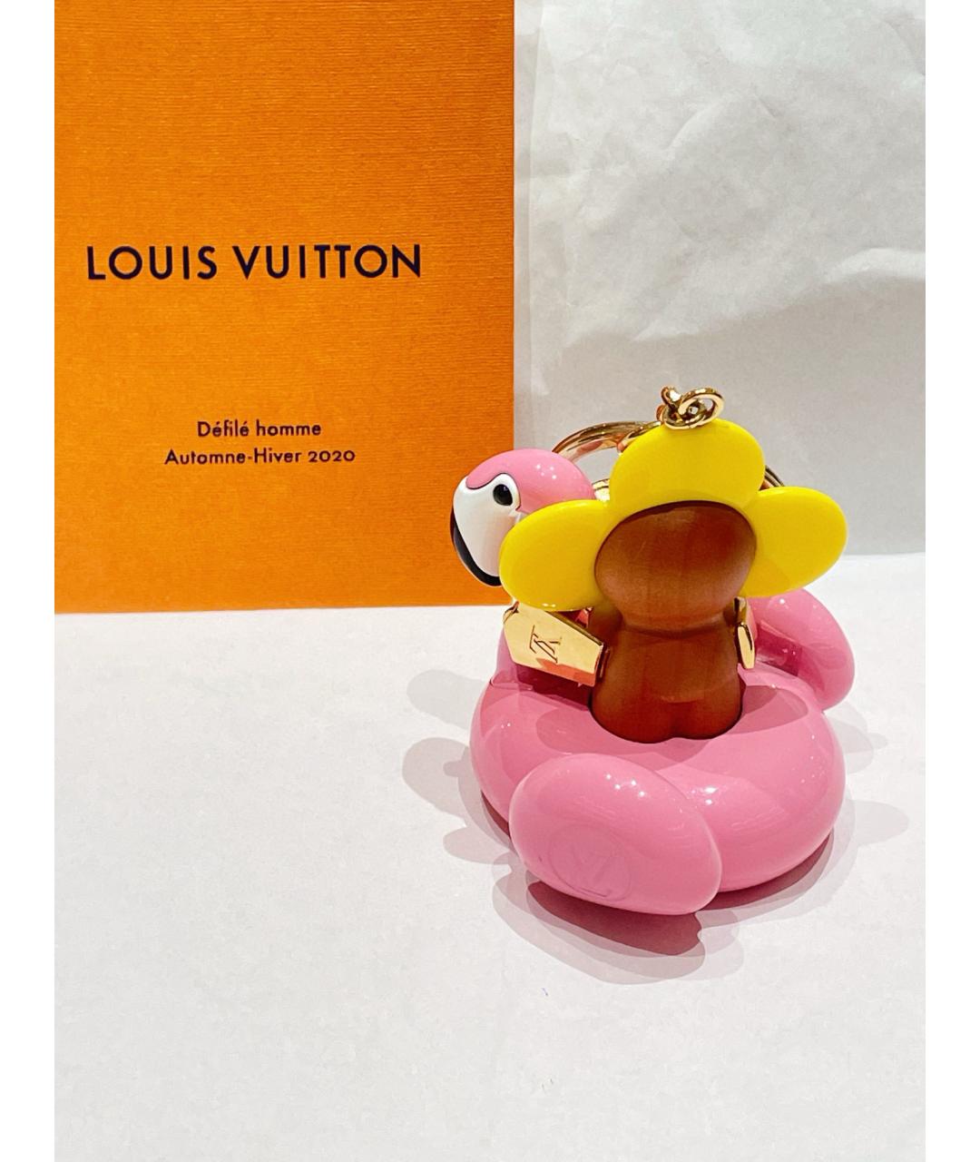 LOUIS VUITTON Розовая ключница, фото 5