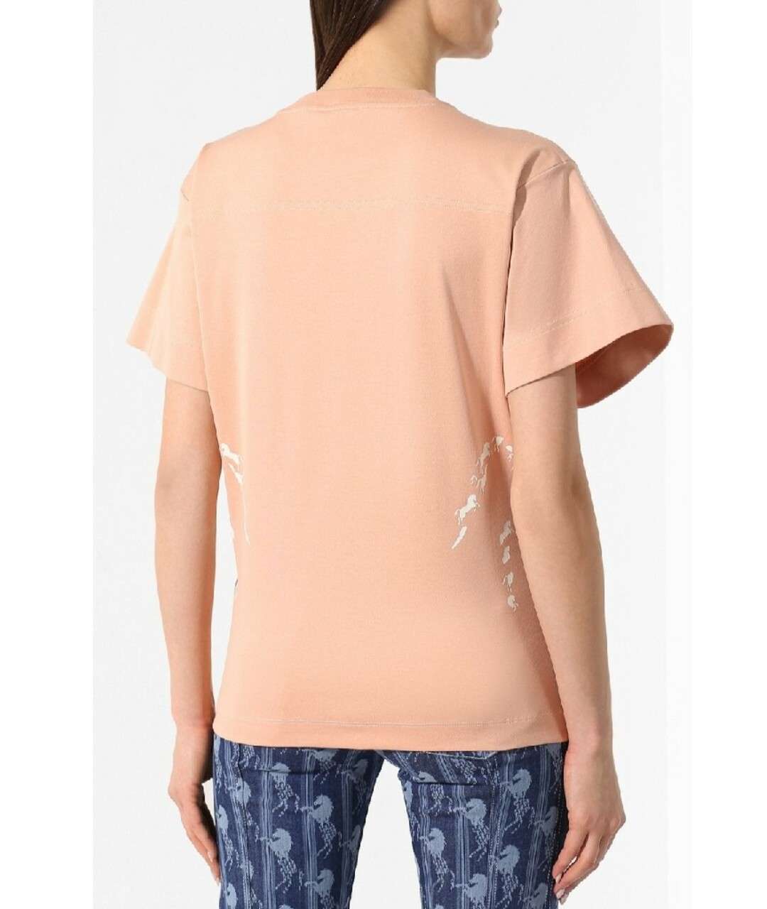 CHLOE Розовая хлопковая футболка, фото 4