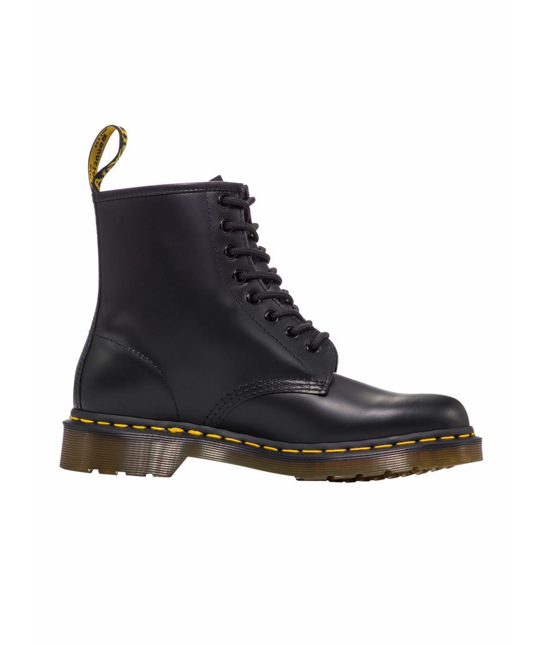 DR. MARTENS Черные кожаные высокие ботинки, фото 1