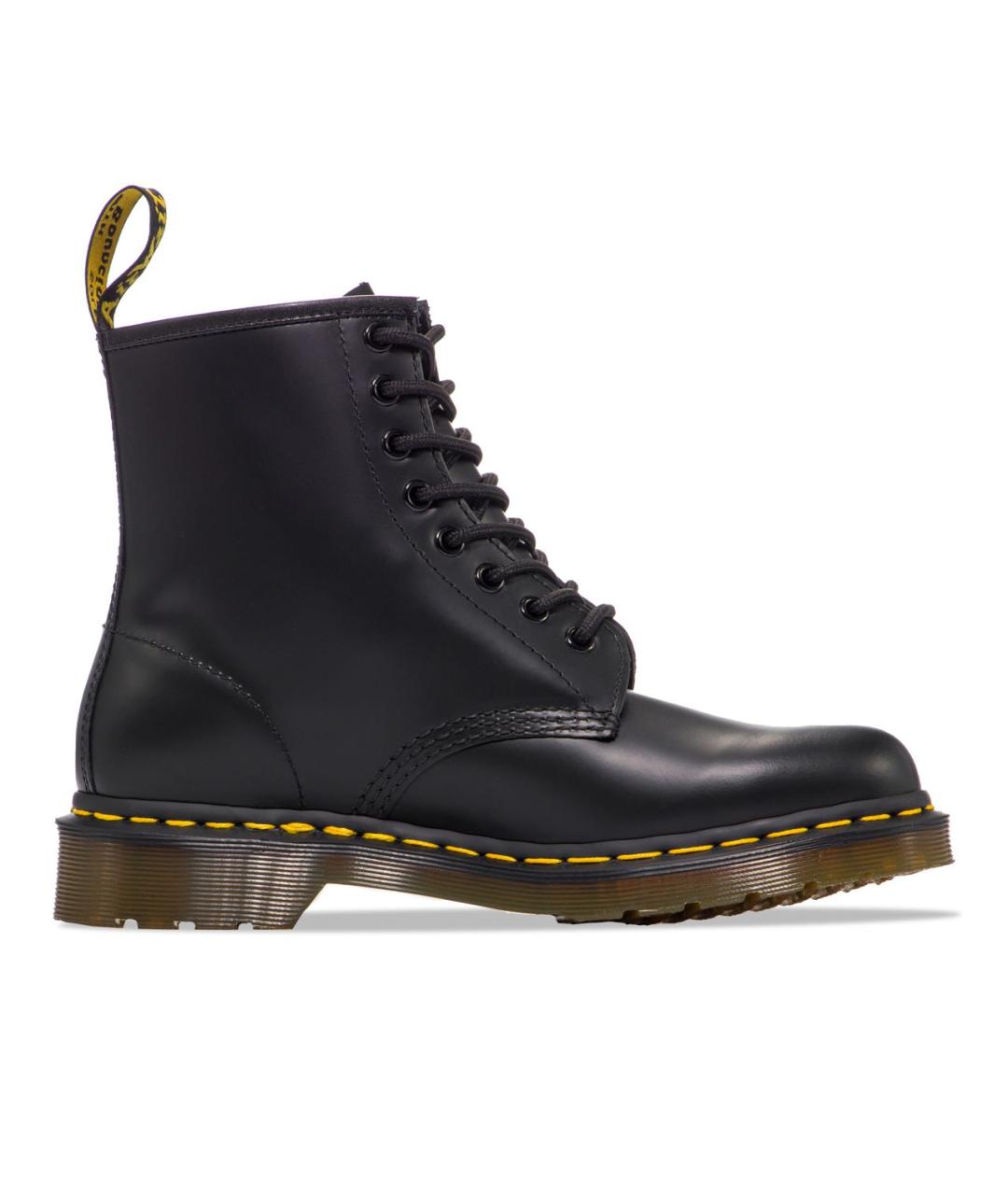 DR. MARTENS Черные кожаные высокие ботинки, фото 6