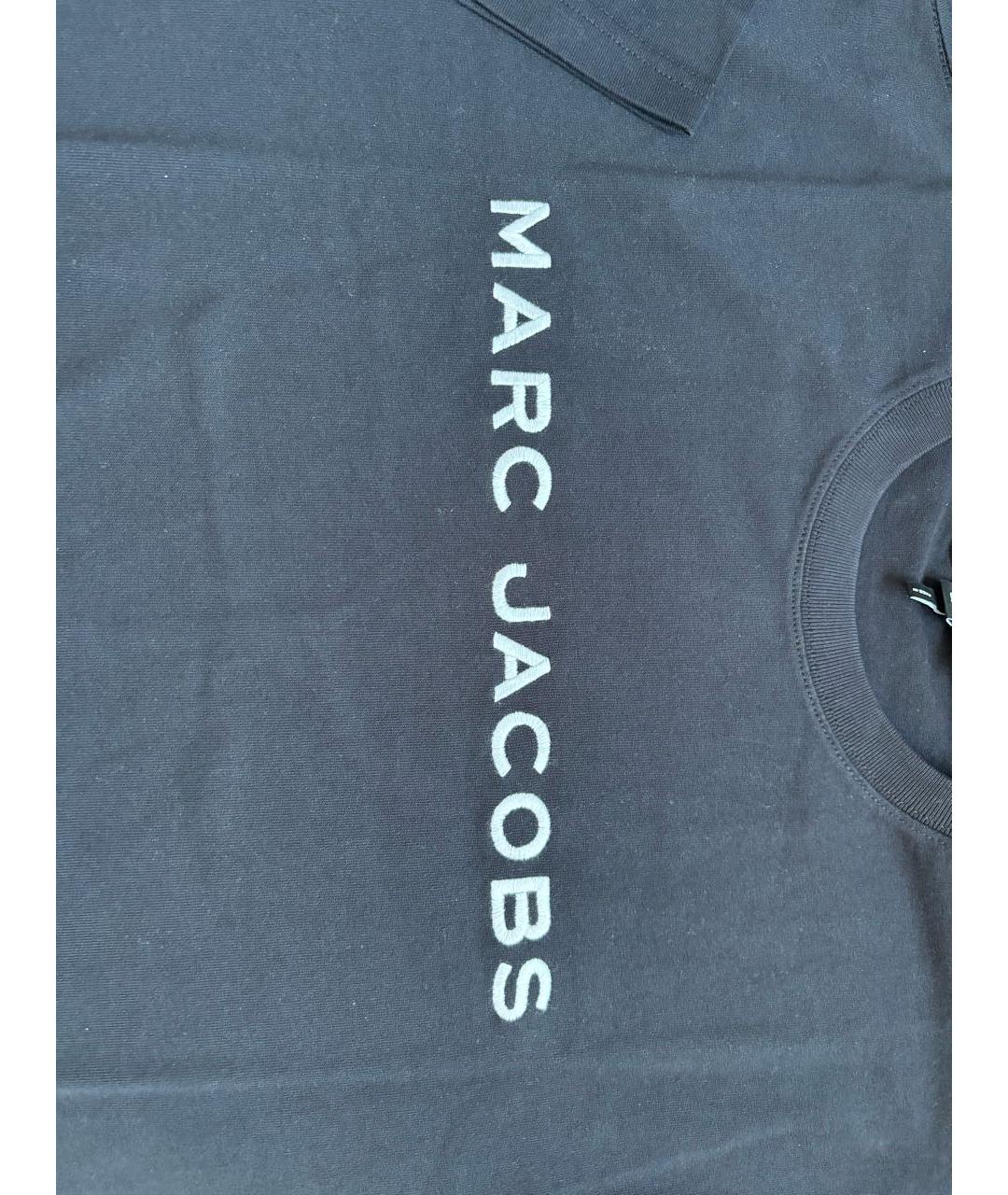 MARC BY MARC JACOBS Черная хлопковая футболка, фото 4