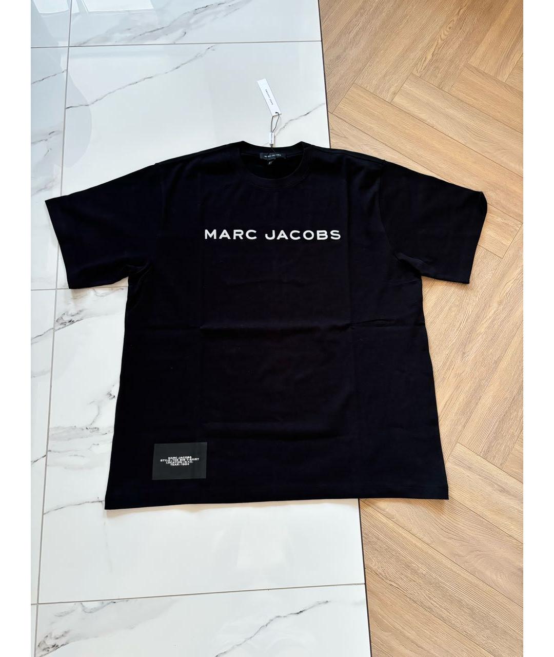 MARC BY MARC JACOBS Черная хлопковая футболка, фото 5