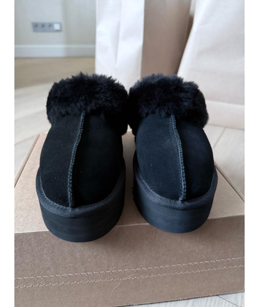 UGG AUSTRALIA Черные мюли, фото 2