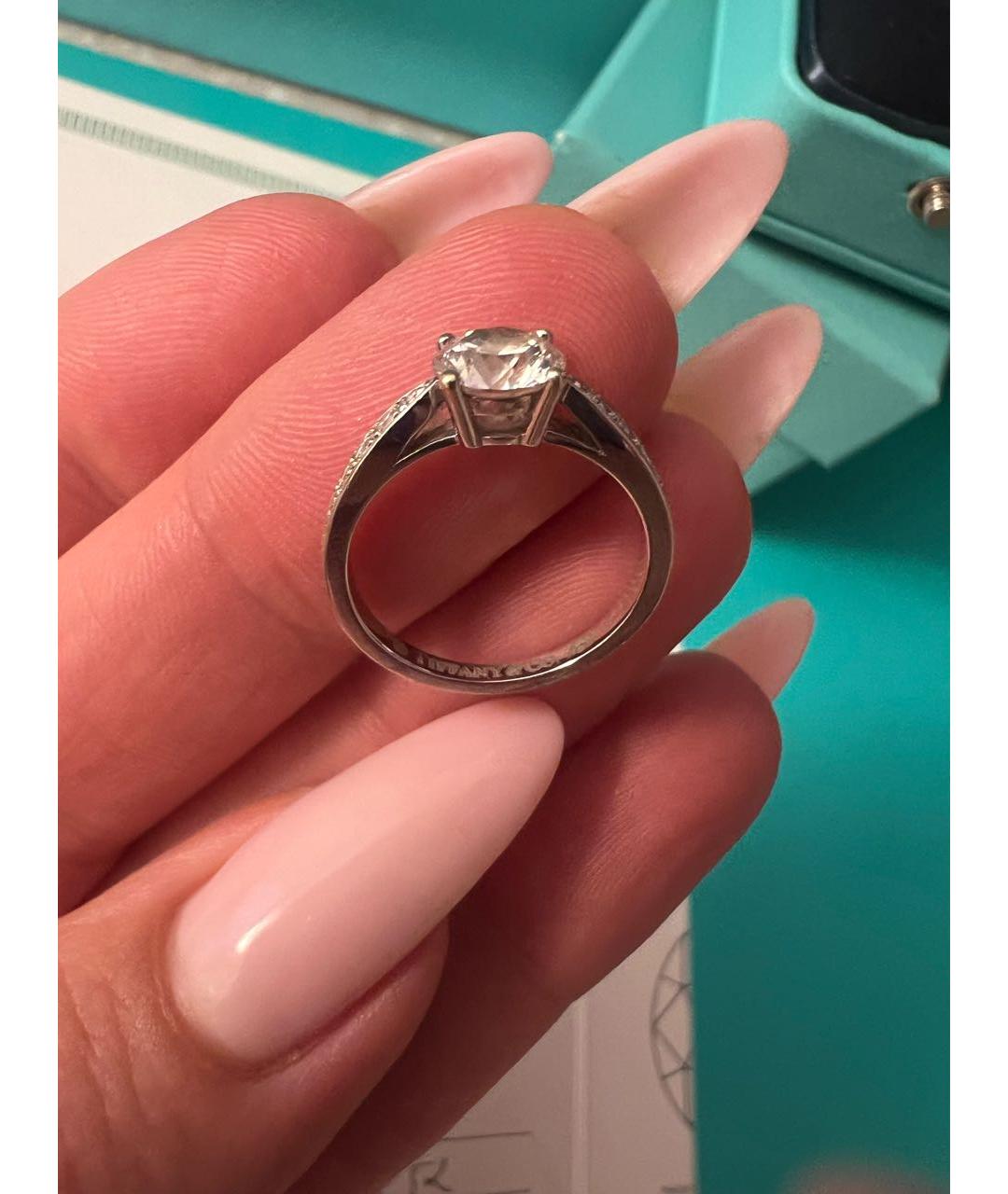 TIFFANY&CO Белое кольцо из белого золота, фото 8