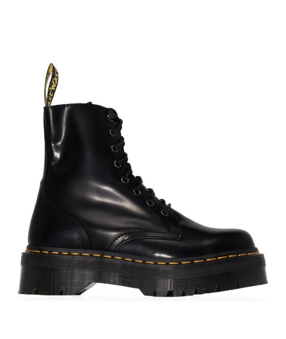 DR. MARTENS Черные кожаные ботинки, фото 8