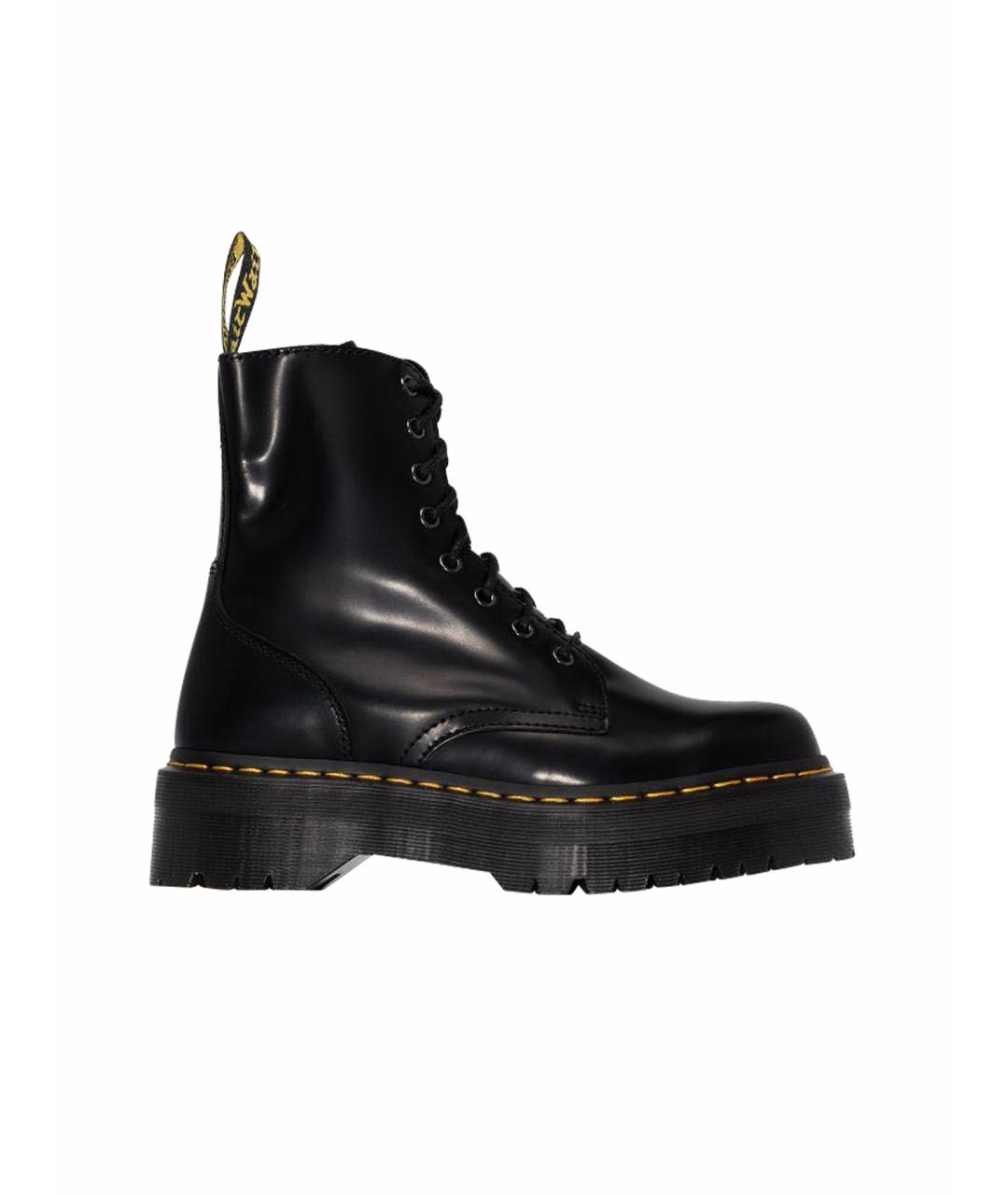 DR. MARTENS Черные кожаные ботинки, фото 1