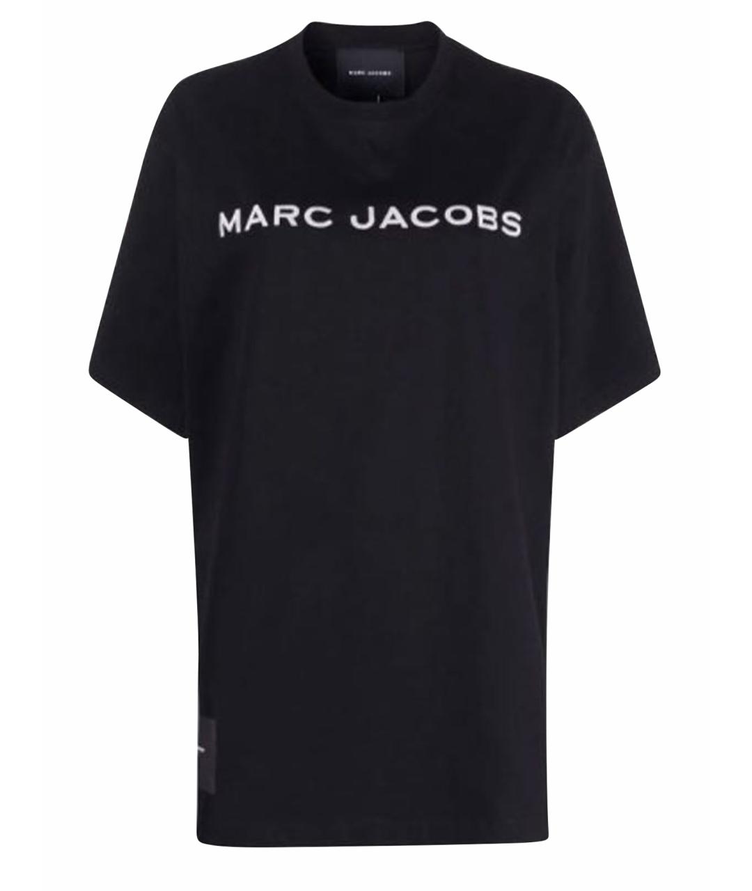 MARC JACOBS Черная хлопковая футболка, фото 1