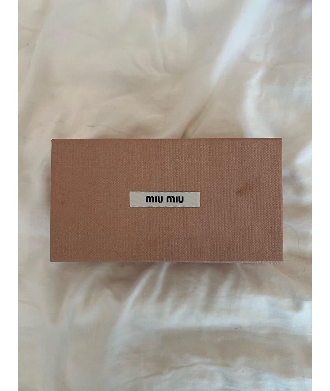 MIU MIU Пластиковые солнцезащитные очки, фото 5