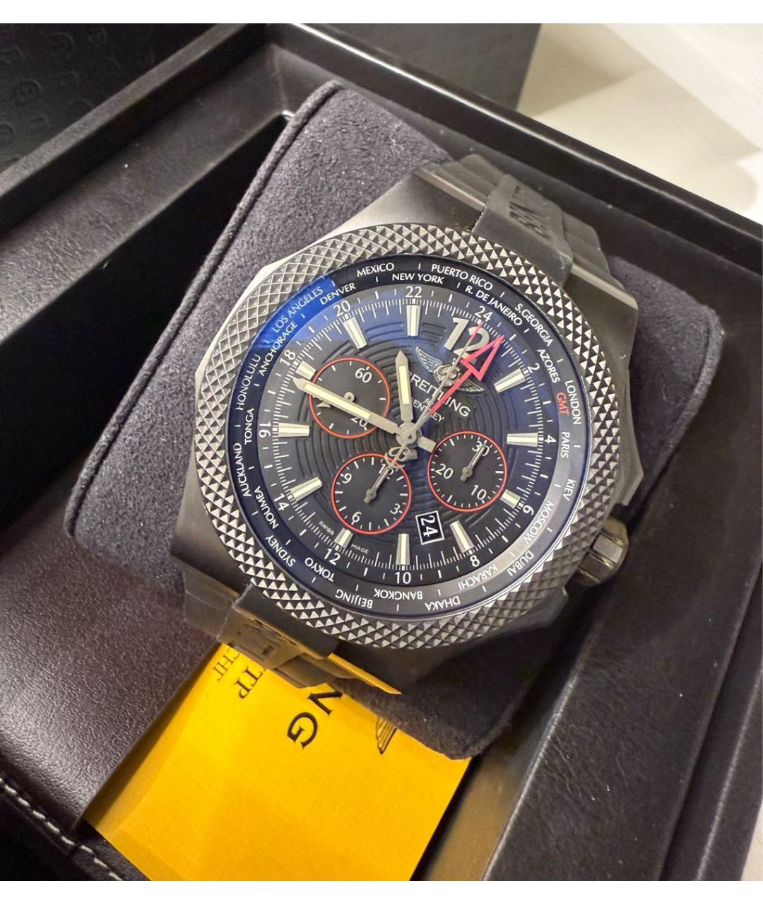 BREITLING Черные часы, фото 9