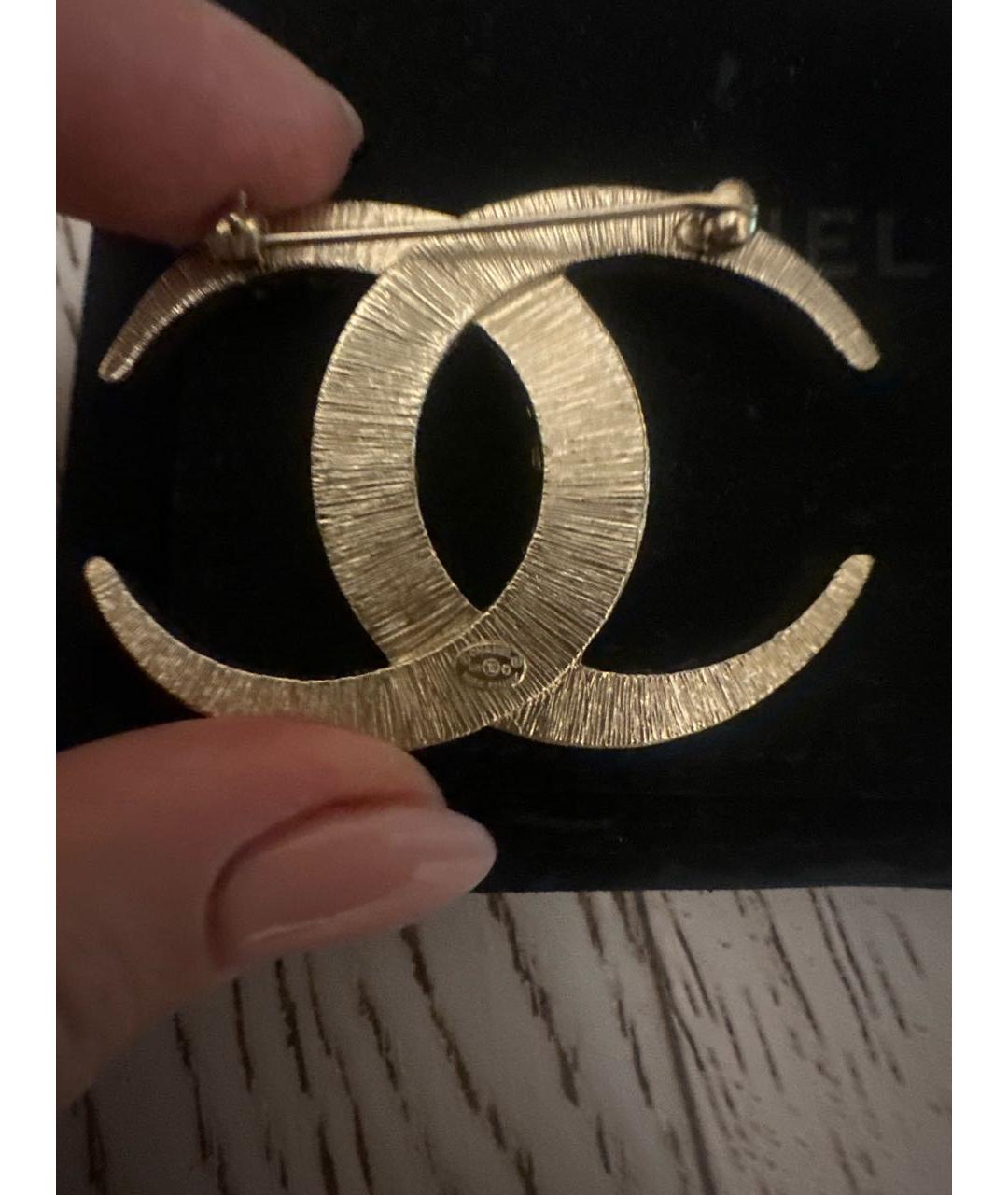 CHANEL Золотая позолоченная булавка / брошь, фото 2