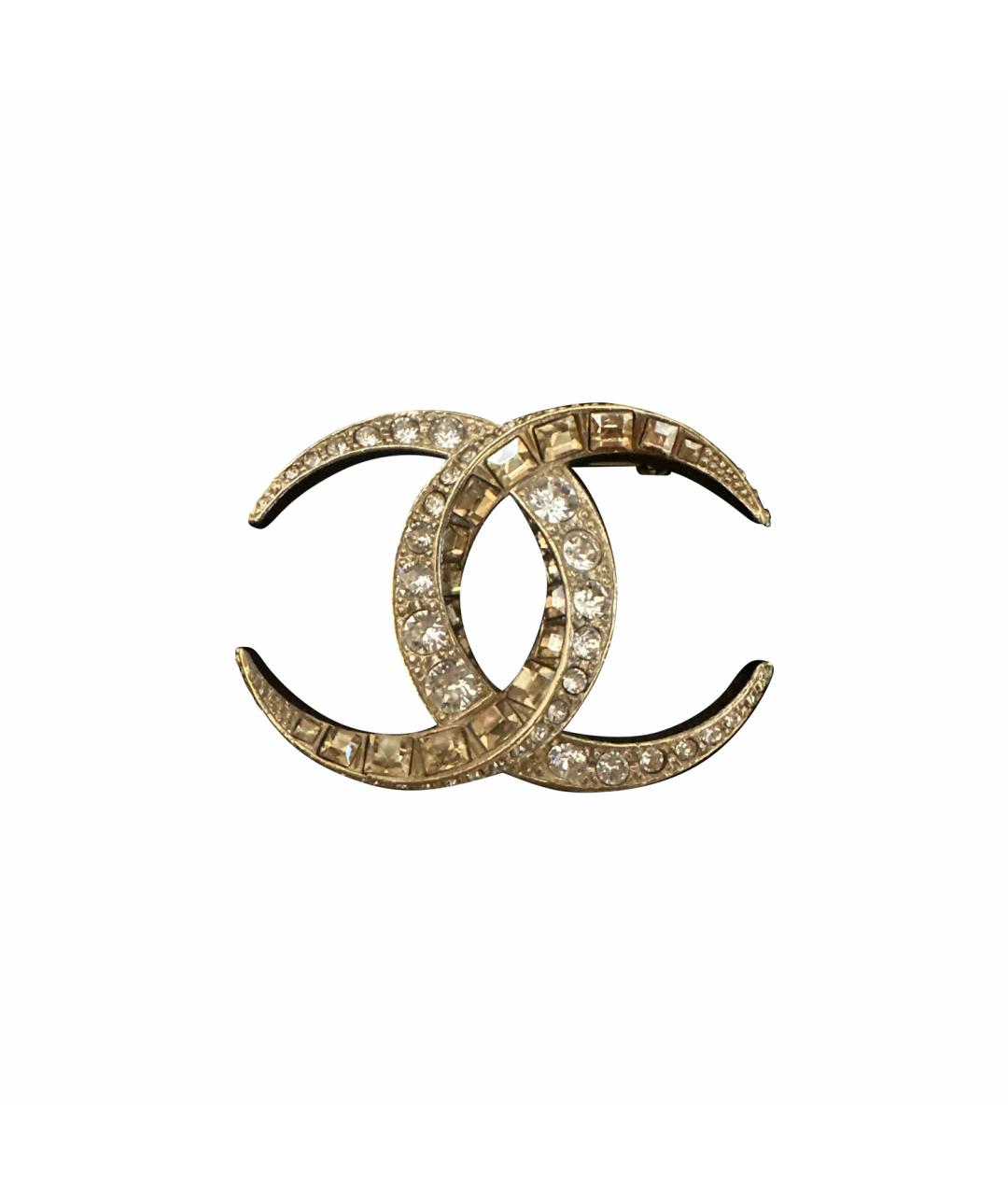 CHANEL Золотая позолоченная булавка / брошь, фото 1