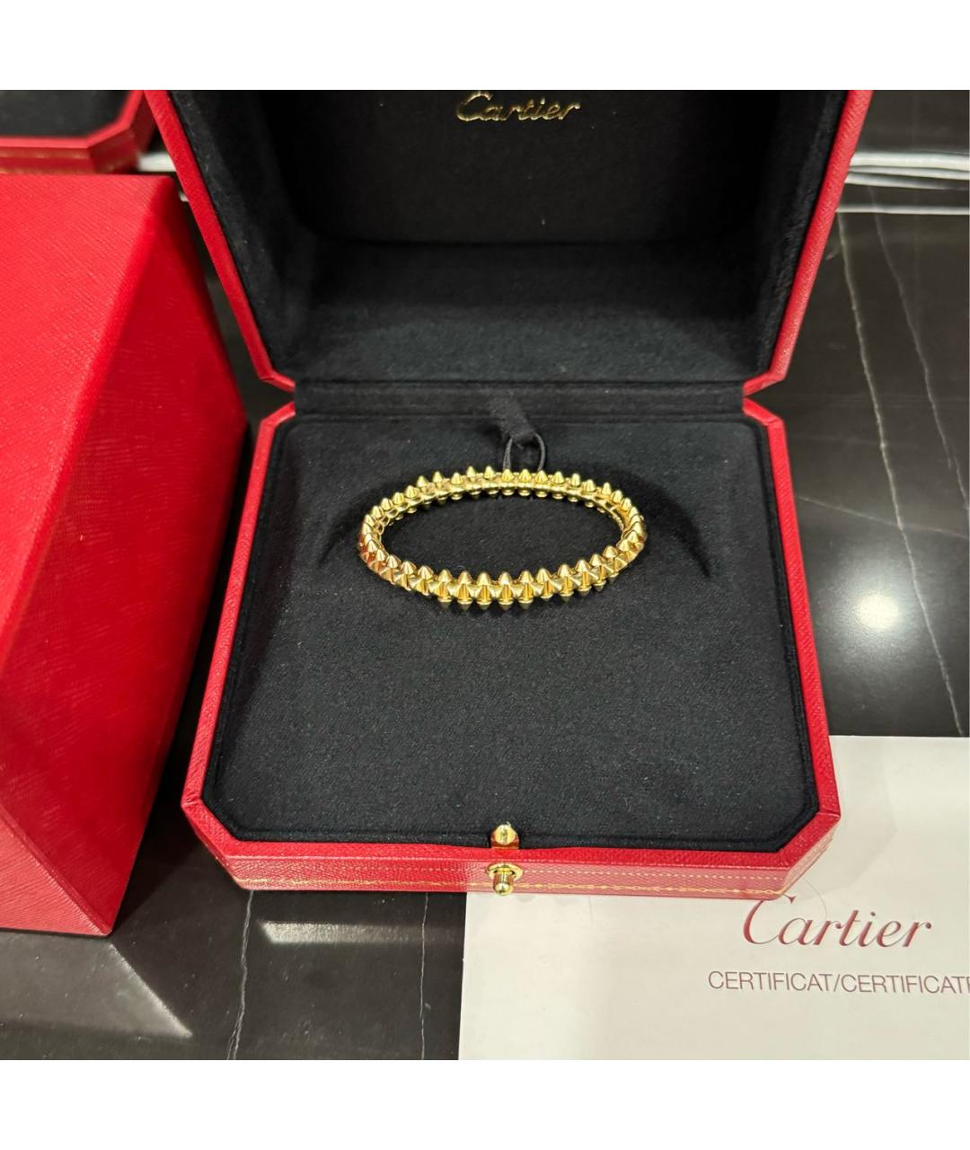 CARTIER Золотой браслет из розового золота, фото 2