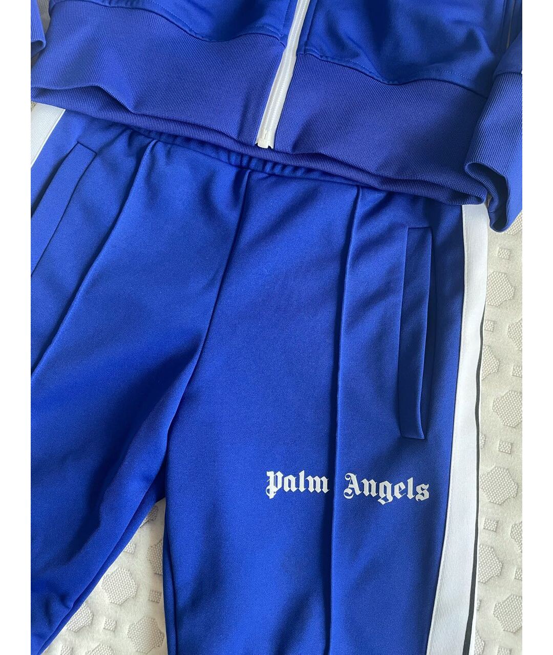 PALM ANGELS Темно-синий хлопко-эластановый спортивные костюмы, фото 4