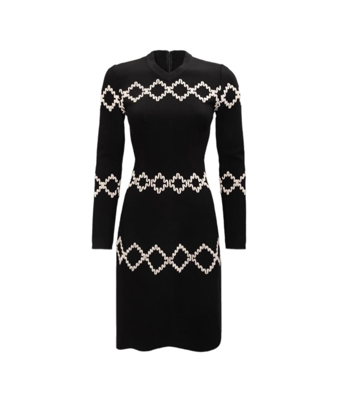 ALAIA Черное шерстяное повседневное платье, фото 1