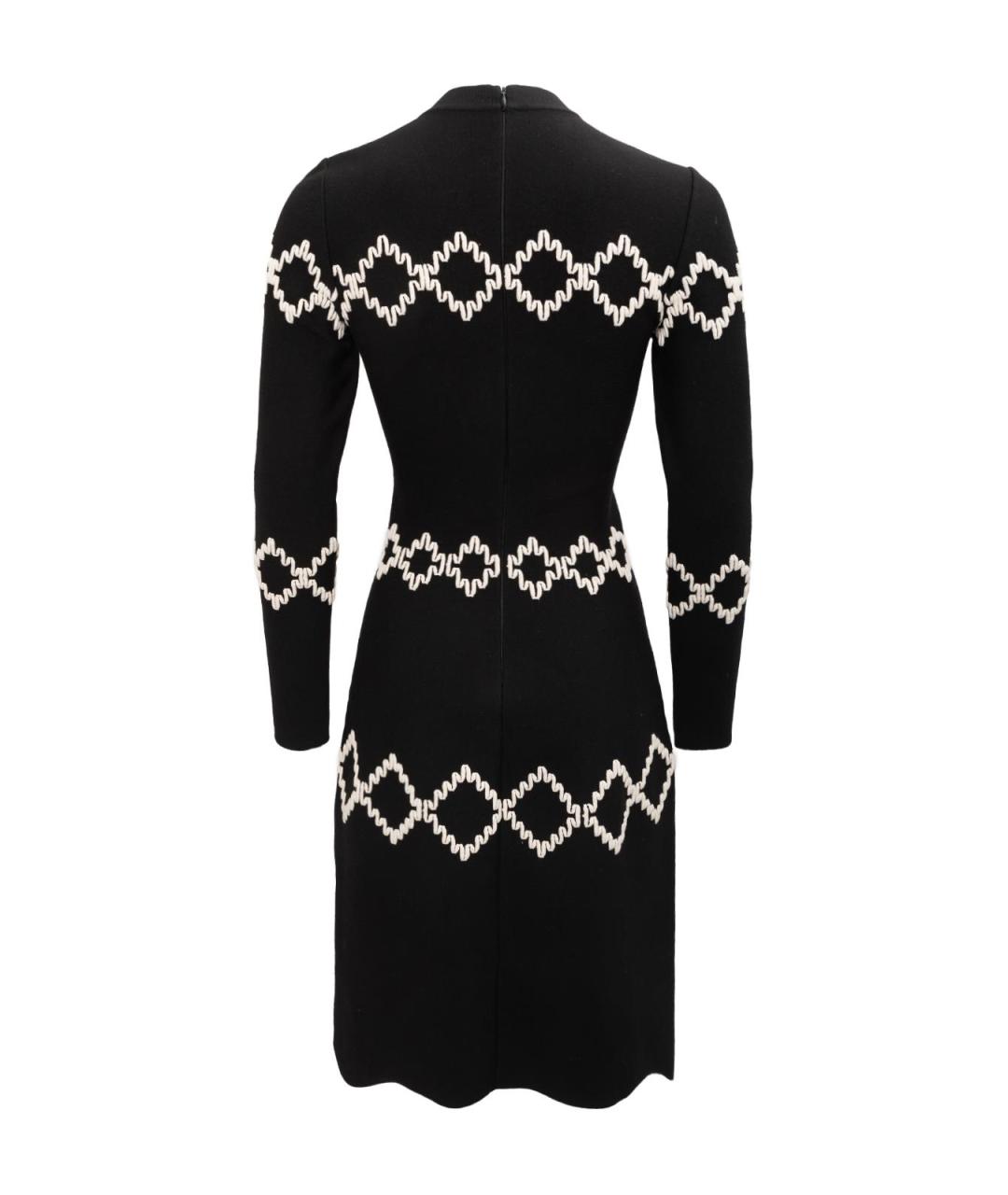 ALAIA Черное шерстяное повседневное платье, фото 2