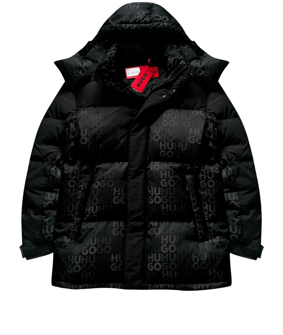 HUGO BOSS Черный пуховик, фото 1