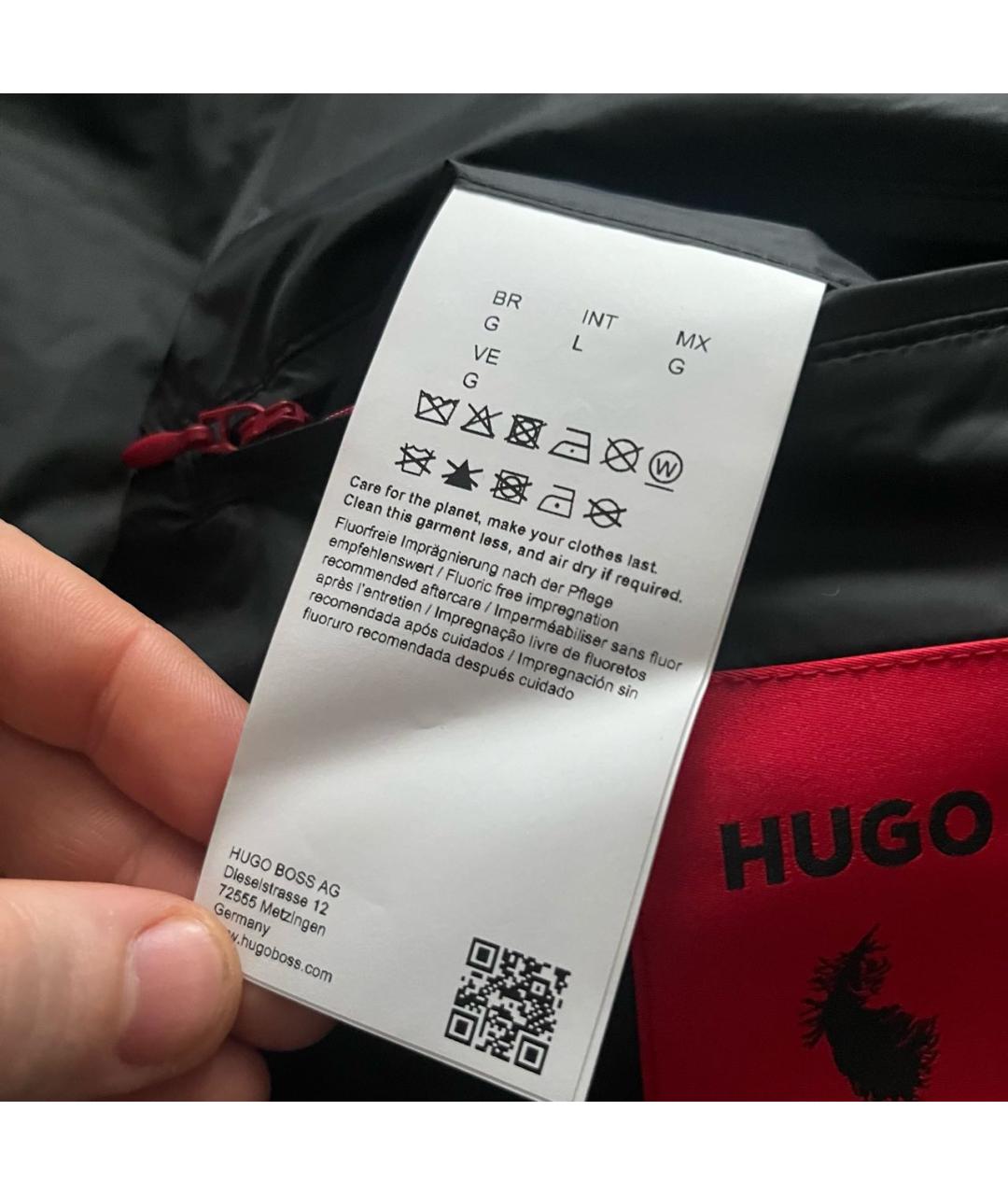 HUGO BOSS Черный пуховик, фото 6