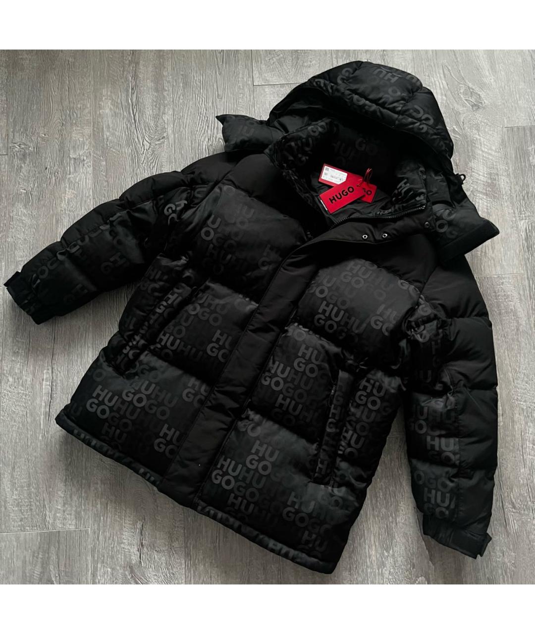 HUGO BOSS Черный пуховик, фото 7
