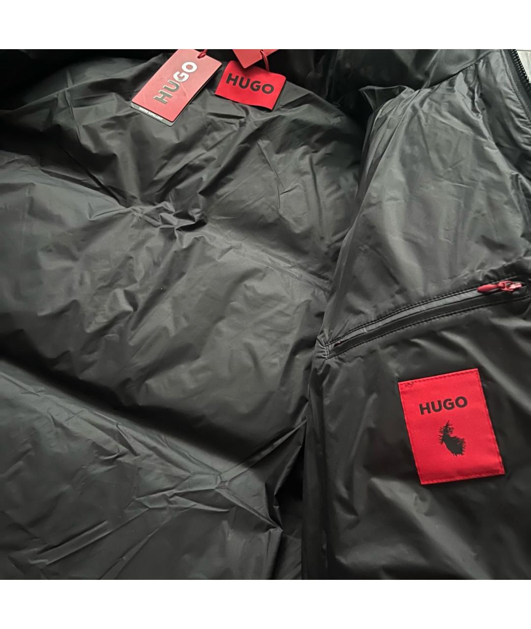 HUGO BOSS Черный пуховик, фото 5