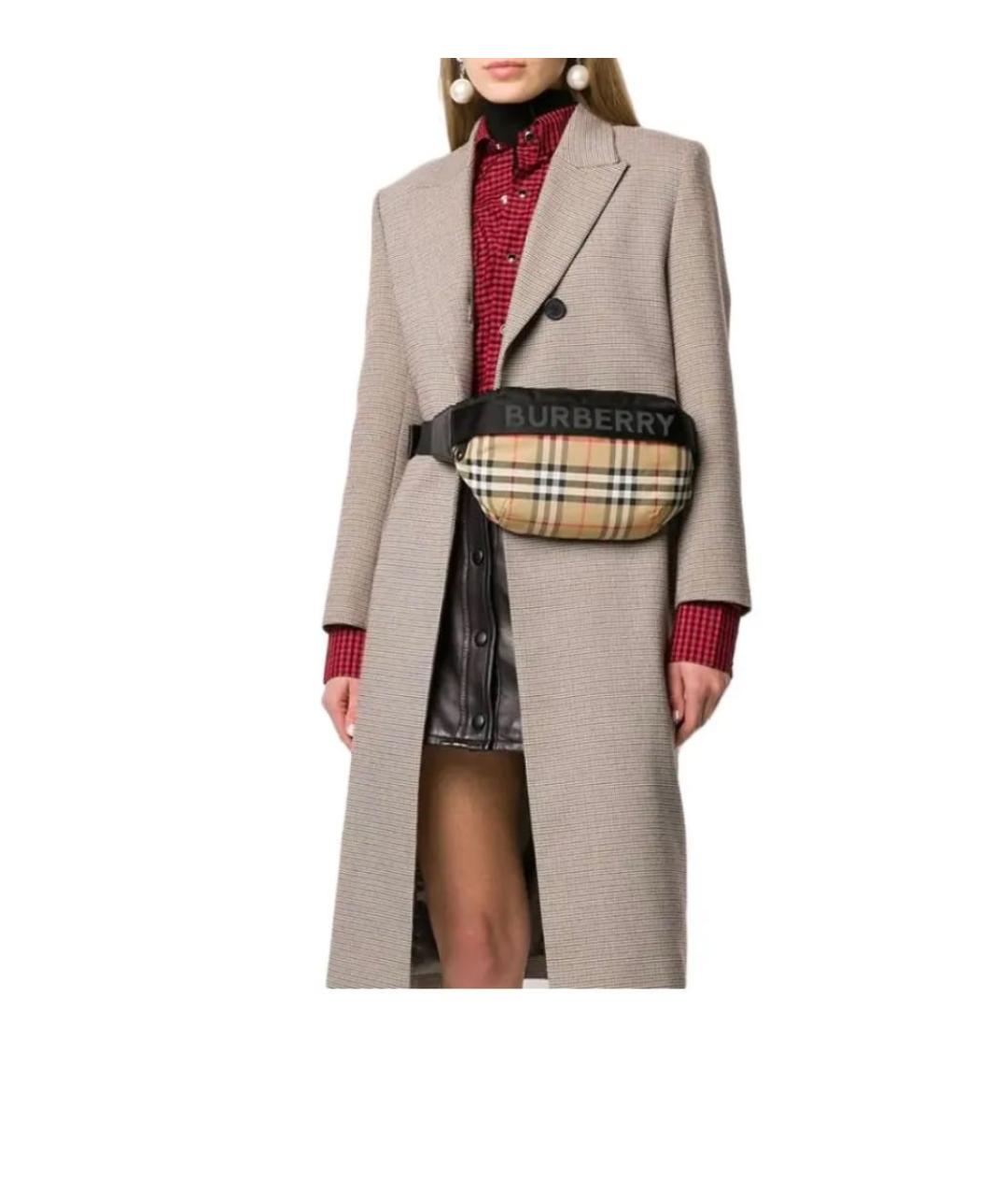 BURBERRY Бежевая поясная сумка, фото 8