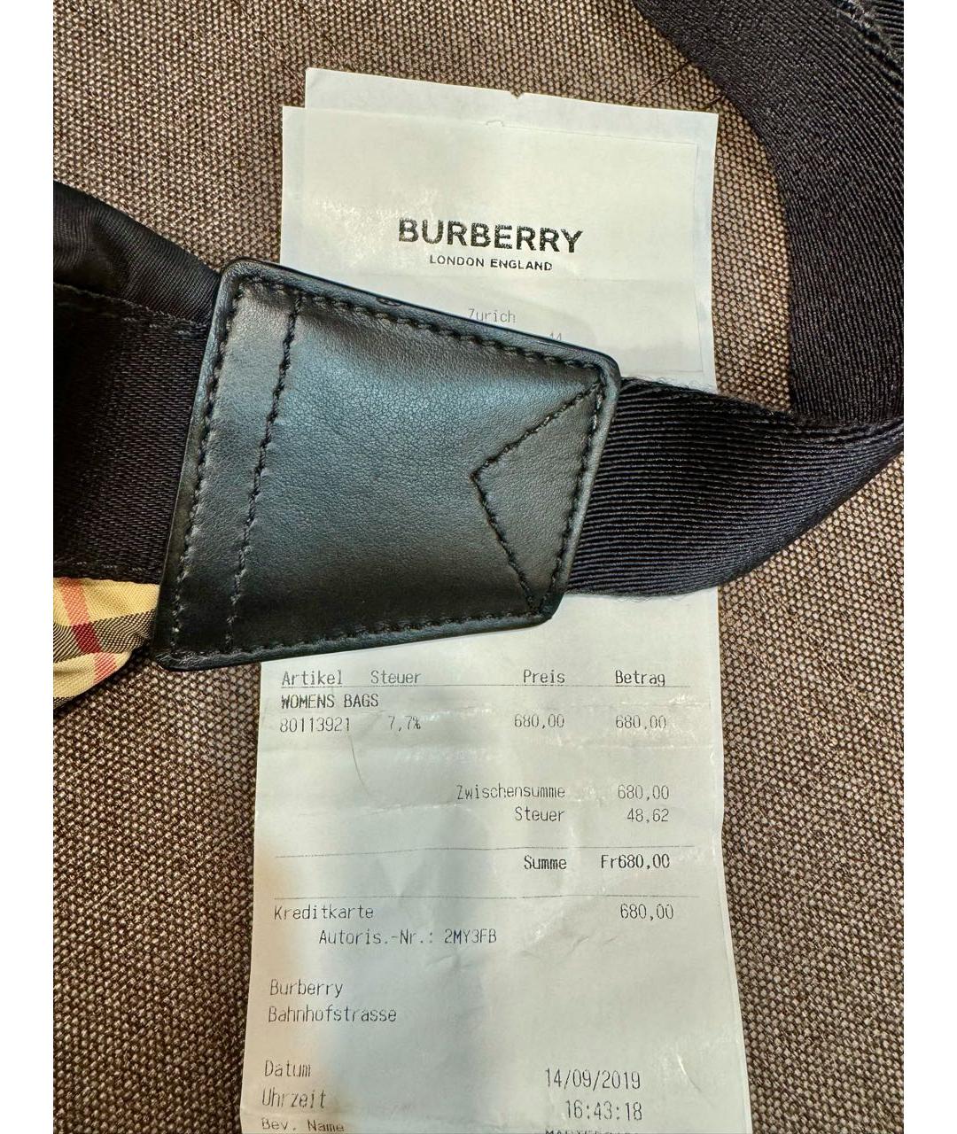 BURBERRY Бежевая поясная сумка, фото 7