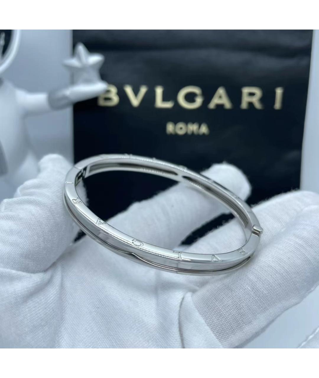 BVLGARI Серебрянный браслет из белого золота, фото 4