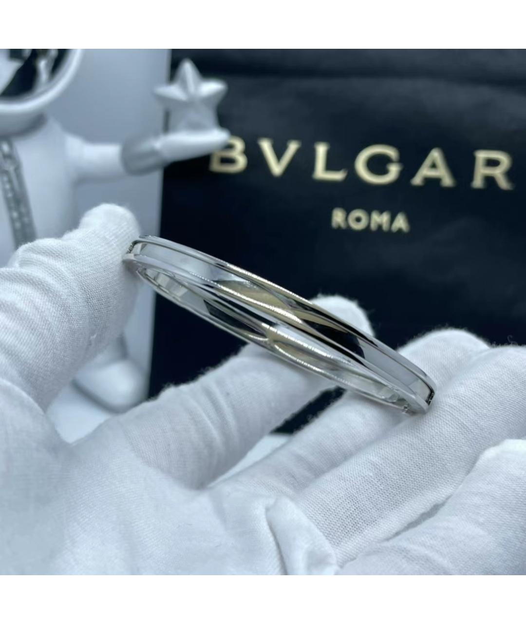 BVLGARI Серебрянный браслет из белого золота, фото 5