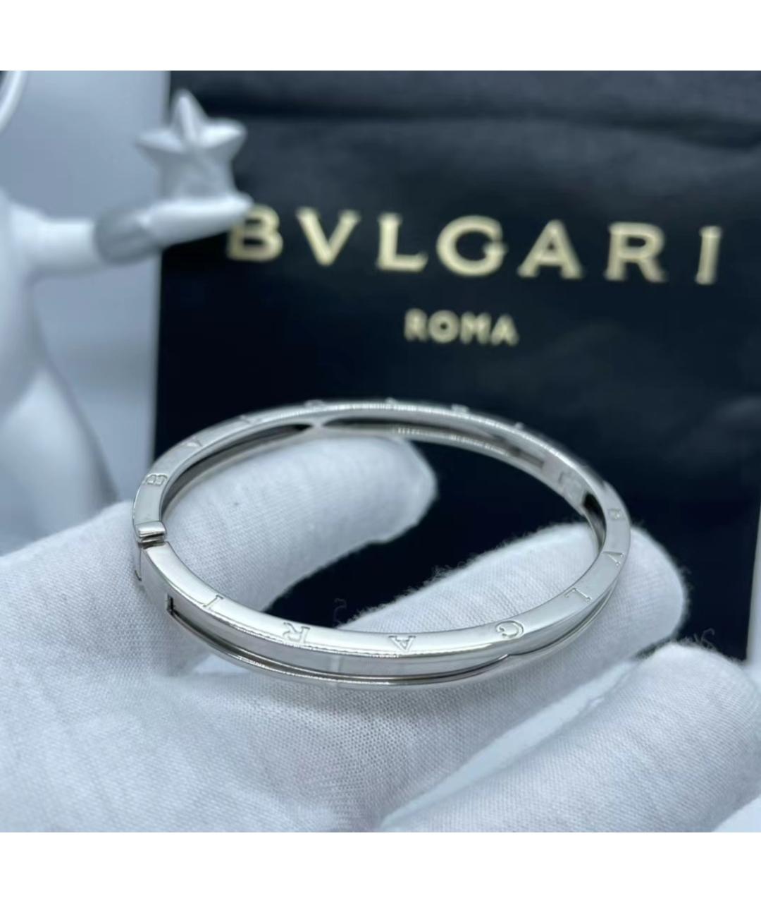 BVLGARI Серебрянный браслет из белого золота, фото 3