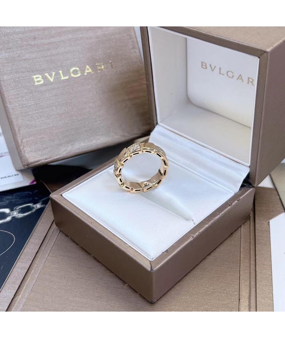 BVLGARI Золотое кольцо из розового золота, фото 7