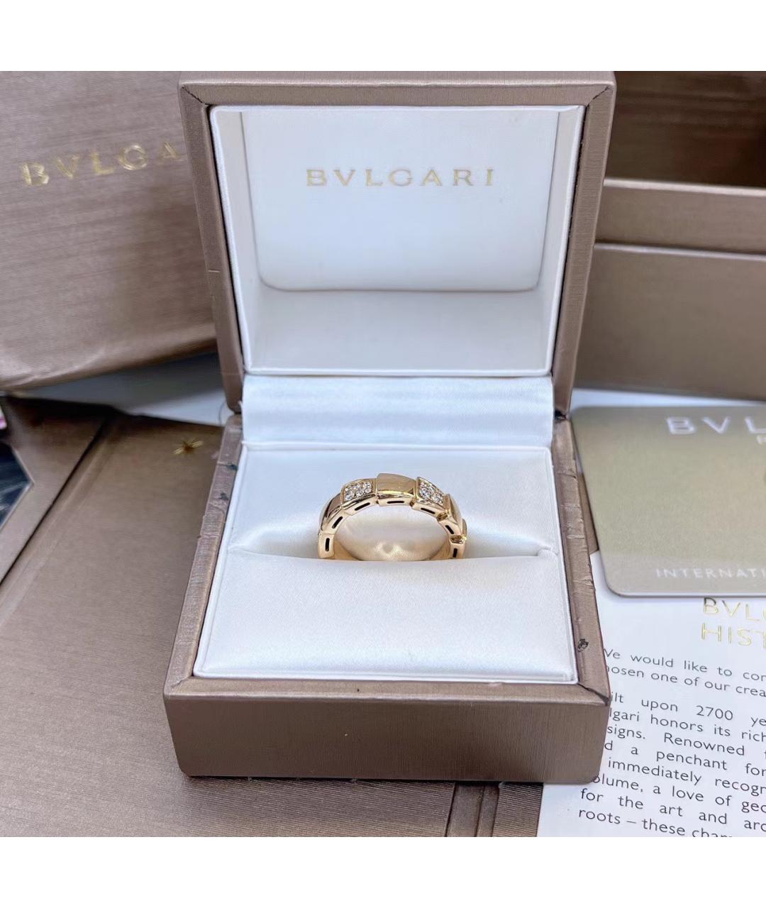 BVLGARI Золотое кольцо из розового золота, фото 4