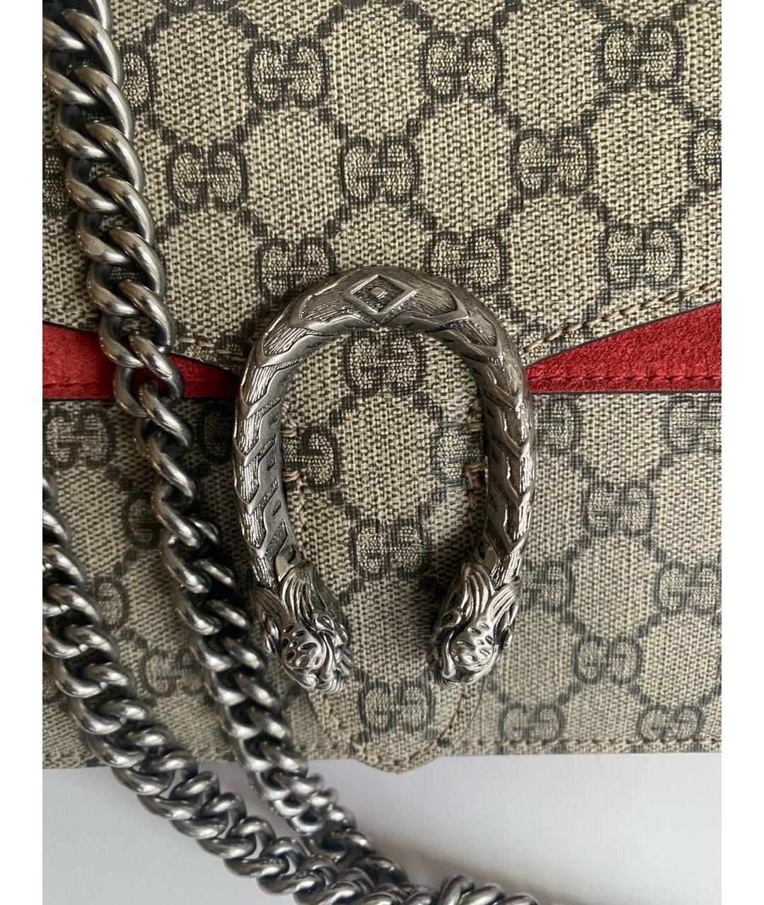 GUCCI Коричневая сумка через плечо, фото 3