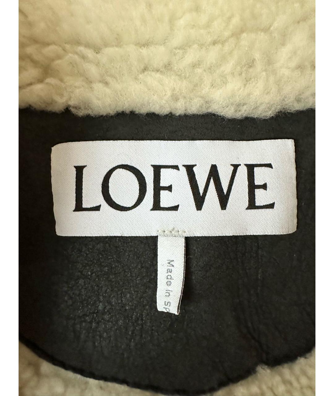 LOEWE Черная кожаная дубленка, фото 7