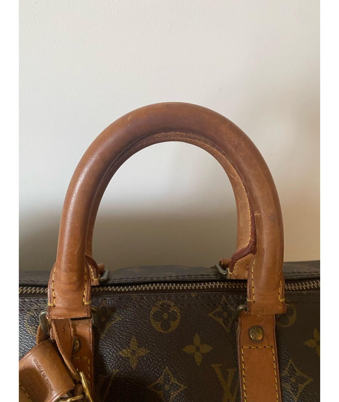 LOUIS VUITTON Коричневая дорожная/спортивная сумка, фото 4