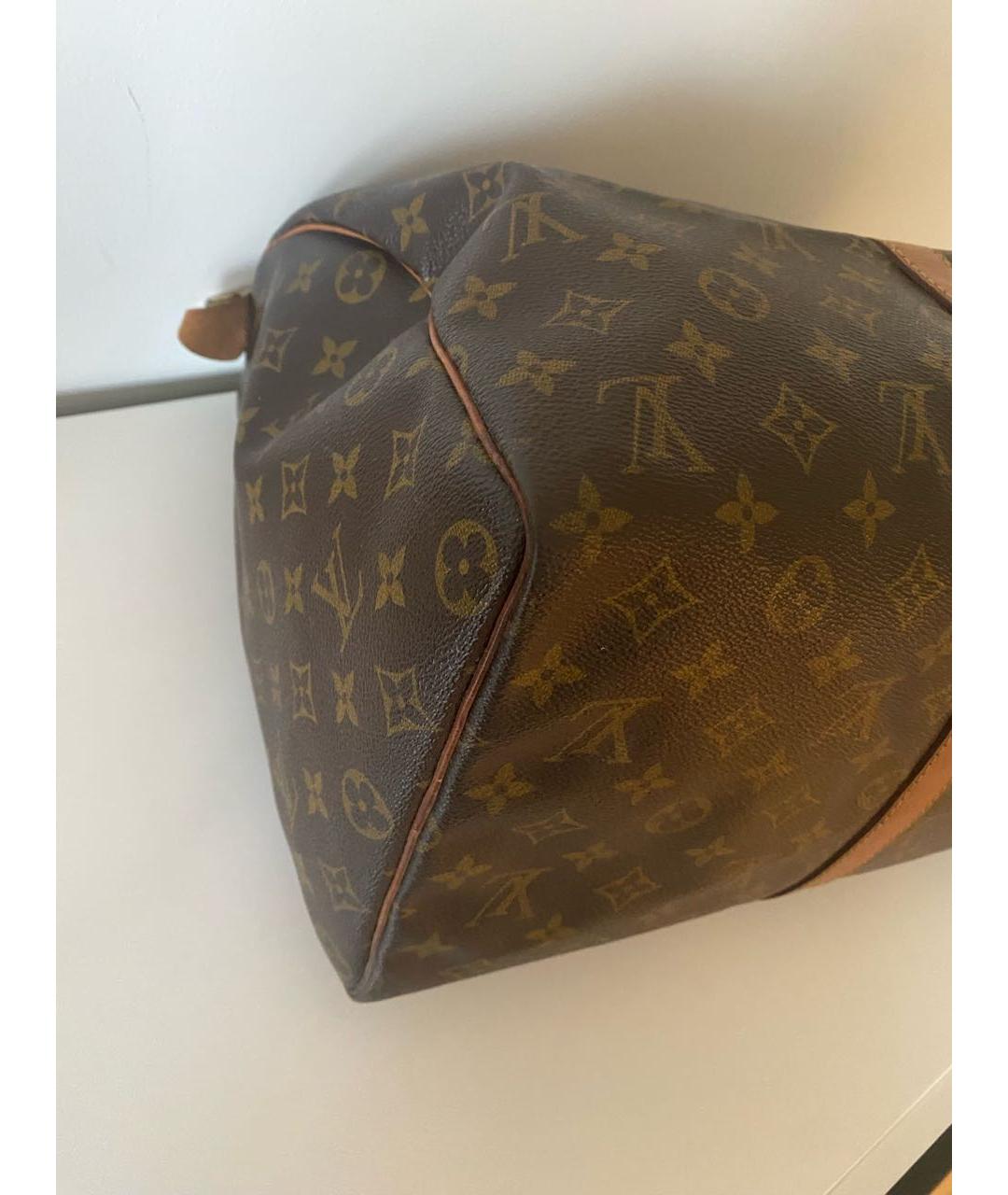 LOUIS VUITTON Коричневая дорожная/спортивная сумка, фото 5