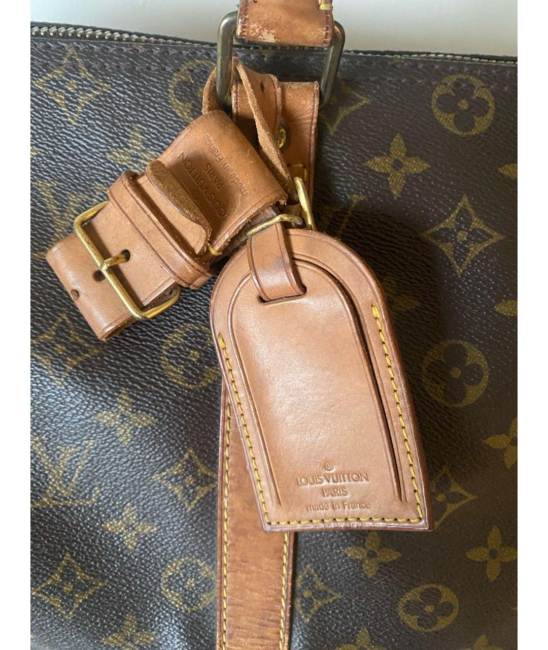 LOUIS VUITTON Коричневая дорожная/спортивная сумка, фото 7