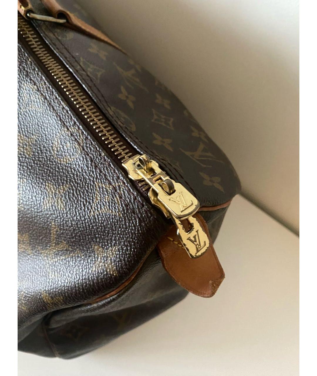 LOUIS VUITTON Коричневая дорожная/спортивная сумка, фото 8