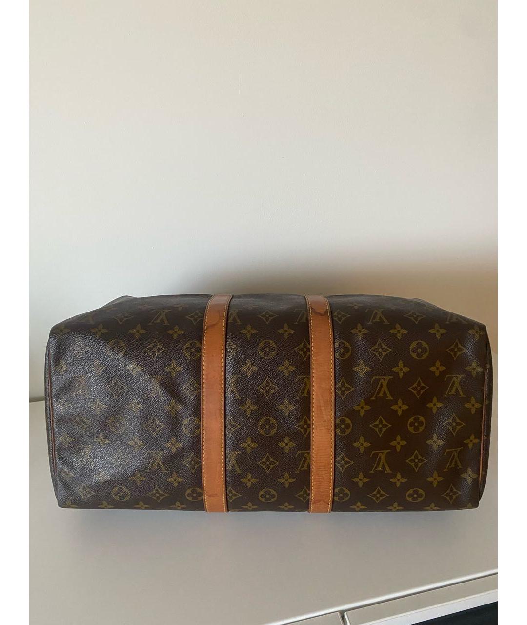 LOUIS VUITTON Коричневая дорожная/спортивная сумка, фото 3