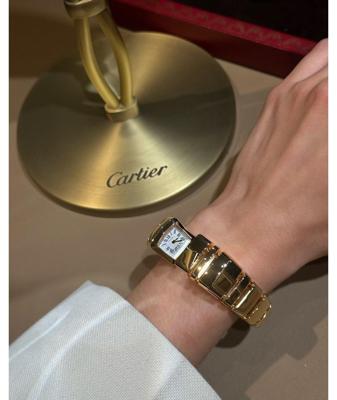 CARTIER Золотые часы из желтого золота, фото 3