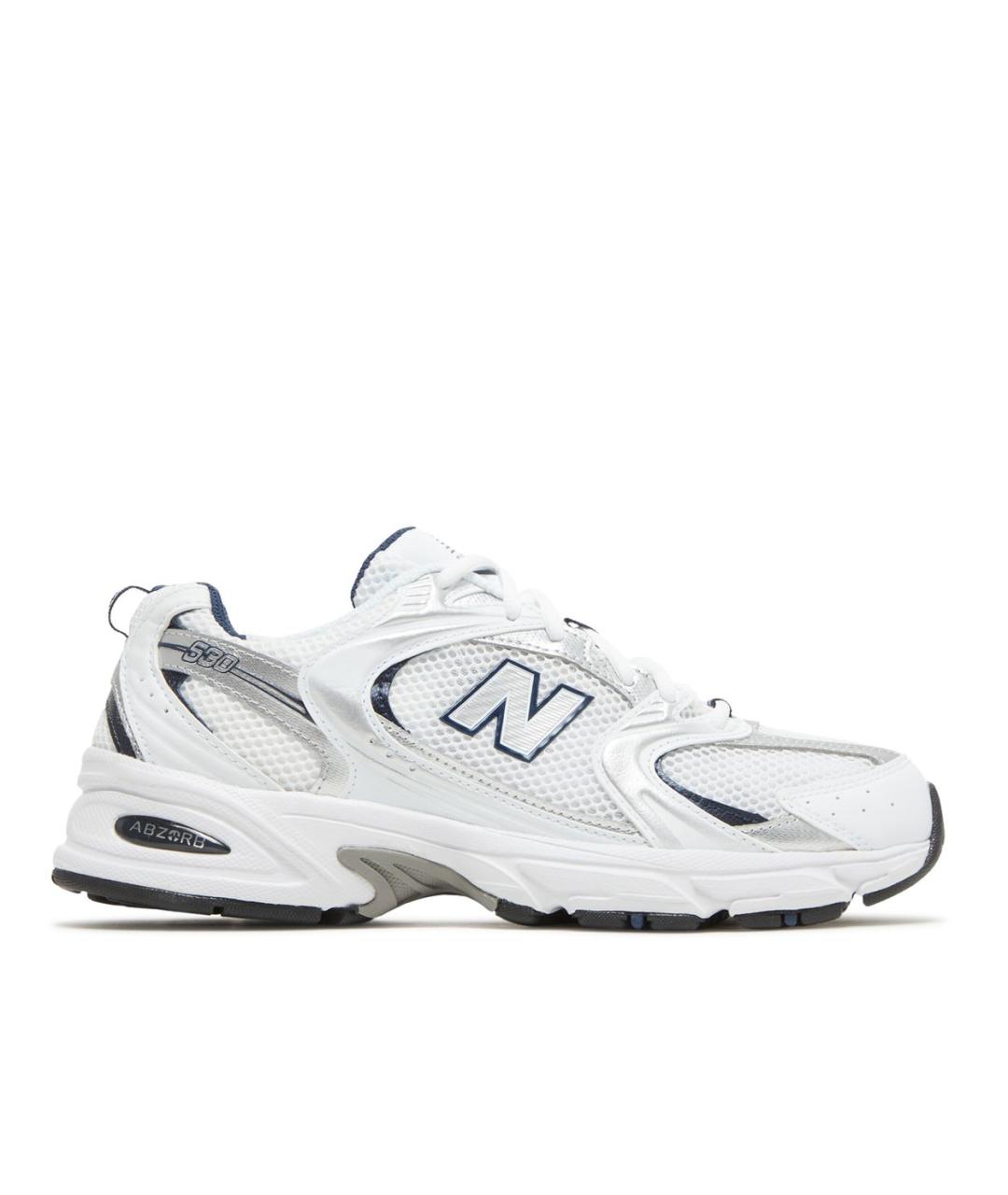 NEW BALANCE Белые синтетические кроссовки, фото 1