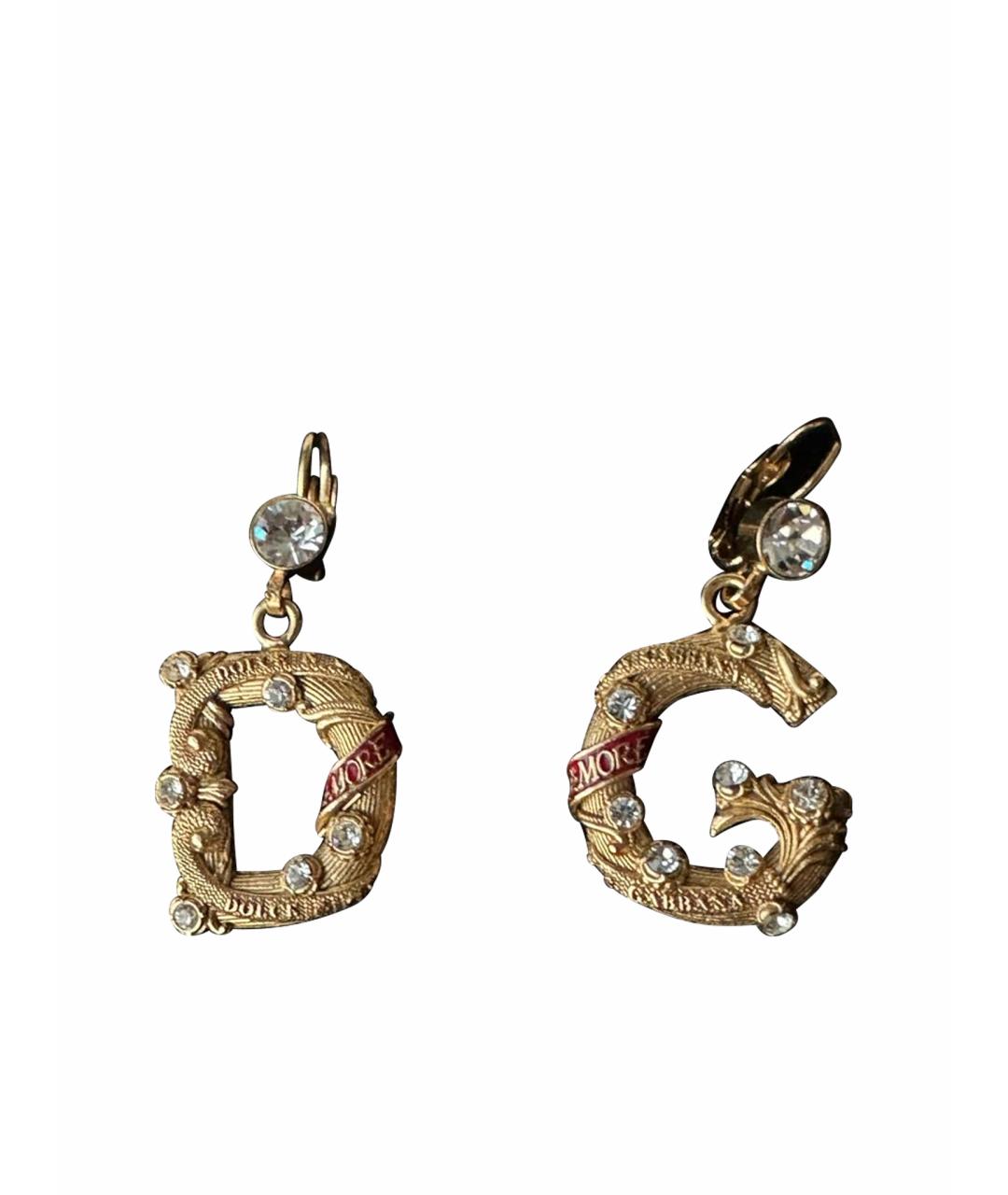 DOLCE&GABBANA Золотые серьги, фото 1