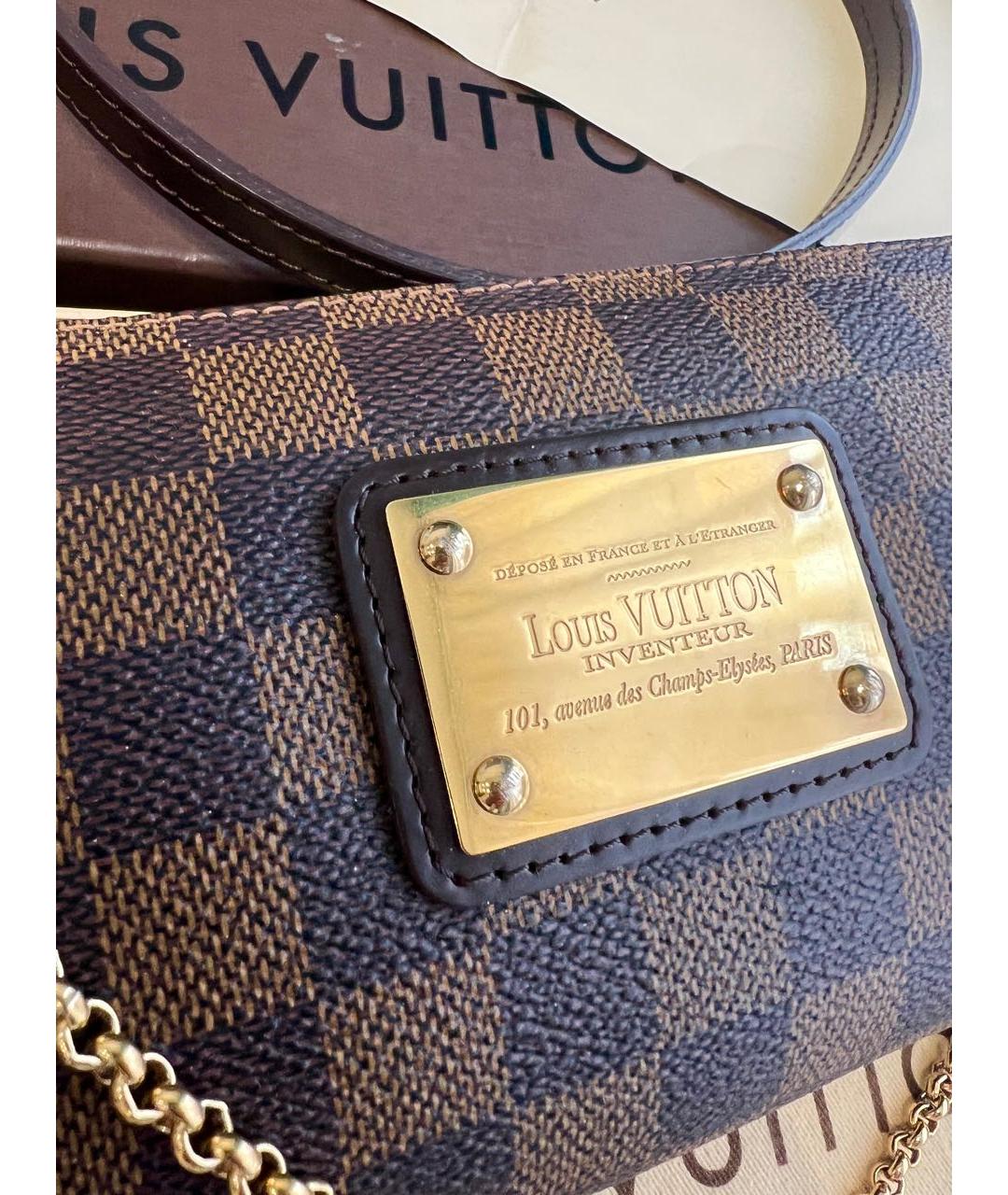 LOUIS VUITTON Коричневая сумка через плечо, фото 3