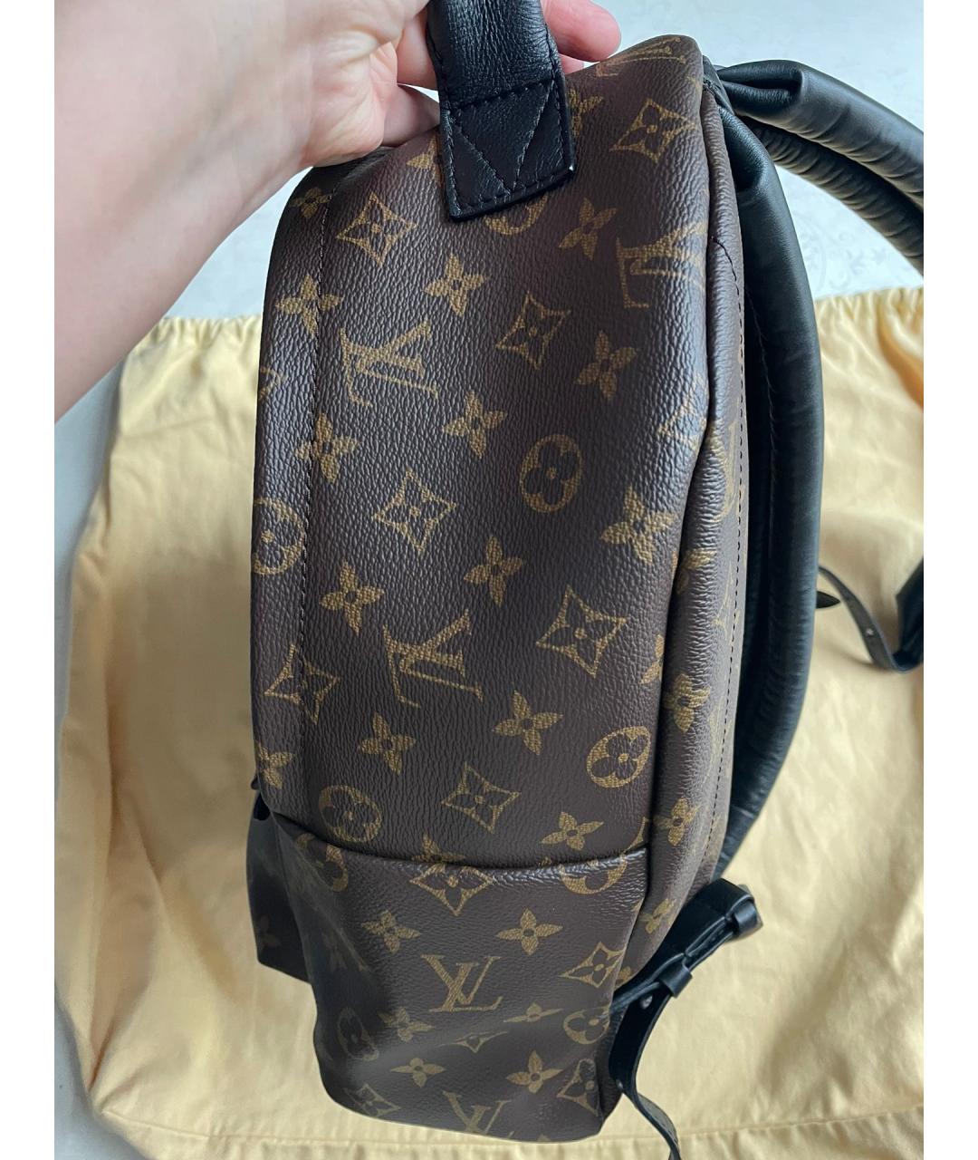 LOUIS VUITTON Коричневый рюкзак, фото 4
